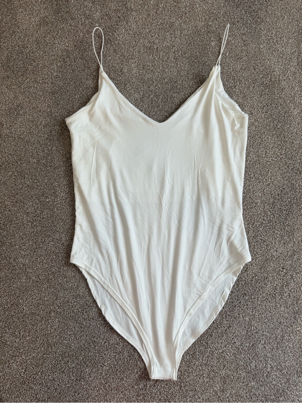 gaze White soft Bodysuit NWOT
